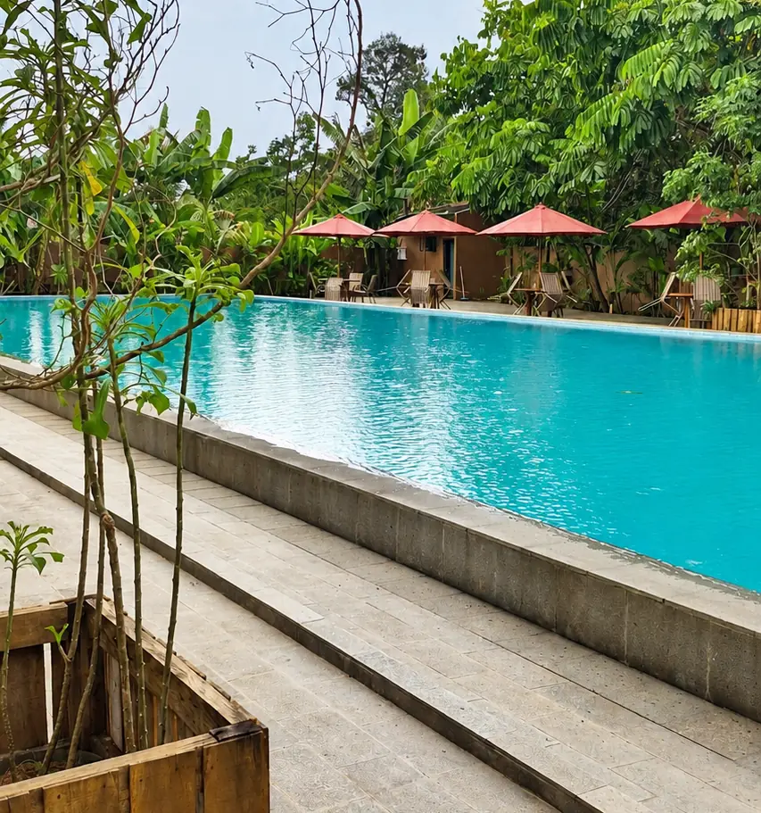 Pool side Jagarasa Venue untuk area acara outdoor